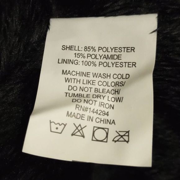 LeeHanton Three Quarter Length Military Style Parka Jacket Black XL - Picture 8 of 12